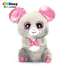 CHStoy Custom Cute Mouse Plush Toy Soft Cartoon Animal Stuffed Doll Gifts for Kids Girls Baby Accompany Doll